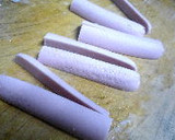 おさかなのソーセージでポテト餅巻き揚げ作り方1写真