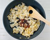 きび酢ドレッシングで和風チャーハン作り方2写真
