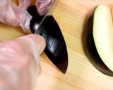 丸なすのおかか炒り煮【食遺産】作り方1写真