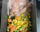 節約キャンプ飯！MIXベジタブルのソテー作り方3写真