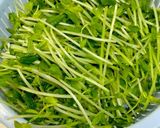 厚揚げで豆苗チャンプルー^^作り方1写真