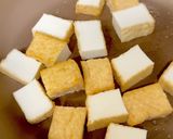 厚揚げで豆苗チャンプルー^^作り方5写真