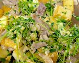 厚揚げで豆苗チャンプルー^^作り方8写真