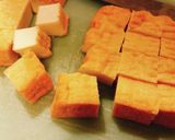 節約♡厚揚げとニラのピリ辛そぼろ炒め作り方1写真