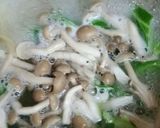 超簡単しめじとキャベツの外葉の和風パスタ作り方4写真