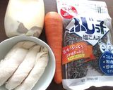 人参とささみの塩こんぶサラダ作り方1写真