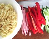ラーメン入りびっくり生春巻き作り方1写真