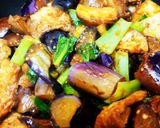 茄子と油揚げの味噌炒め作り方6写真