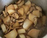 おうち居酒屋大根と椎茸のガーリック炒め煮作り方7写真