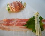 お酒のつまみに☆豚バラ肉のみぞれダレ作り方1写真