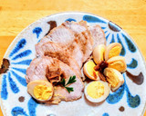 梅干しと芋焼酎による煮豚の醤油漬け作り方7写真