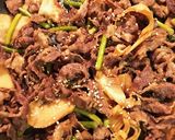 牛こまと筍の中華風炒め作り方5写真