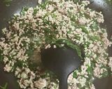 包丁なしで♪ニラとひき肉の焼きそば作り方2写真