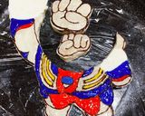 ウルトラマン☆ムースのバースデーケーキ♪作り方6写真