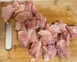 おうち居酒屋＊鶏肉と大豆ごぼう甘辛炒め＊作り方4写真