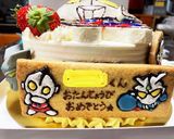 ウルトラマン☆ムースのバースデーケーキ♪作り方12写真