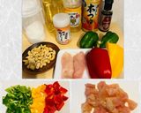 鶏ささ身とカシューナッツのバルサミコ炒め作り方1写真