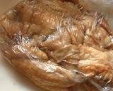 カリッと鶏皮の唐揚げ・ニンニク醤油味作り方1写真