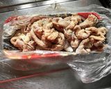 カリッと鶏皮の唐揚げ・ニンニク醤油味作り方2写真