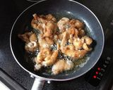 カリッと鶏皮の唐揚げ・ニンニク醤油味作り方3写真