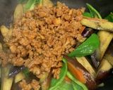 なすと挽き肉の味噌炒め作り方7写真