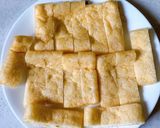 簡単おつまみ★カリカリ油揚げ作り方2写真