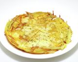 玉子2個で4人分！千切りポテトのオムレツ作り方11写真