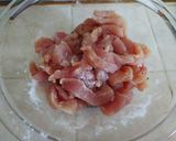 鶏むね肉でチンジャオロース作り方1写真
