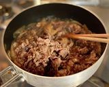 入れちゃいました!牛丼おにぎり作り方1写真