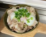 塩麹豚バラ丼作り方4写真