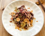63℃ ほたるいかときのこのバター醤油作り方26写真