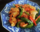 鶏むね肉でチンジャオロース作り方8写真