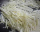 豚肉じゃがいもの和風チンジャオ風味作り方3写真