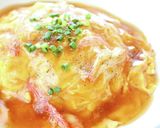カニカマで、簡単定番の【天津飯】作り方7写真