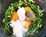 おうち居酒屋♪水菜がたっぷり卵焼き♪作り方2写真