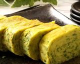 おうち居酒屋♪水菜がたっぷり卵焼き♪作り方6写真