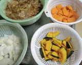 鶏唐揚げと野菜の甘辛餡作り方6写真