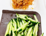 ポリ袋で簡単！中華くらげときゅうり和え作り方1写真
