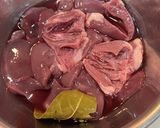 鶏レバーの赤ワイン煮作り方6写真