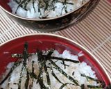 簡単【釜揚げしらす丼】モトイ釜揚げ白魚丼作り方2写真