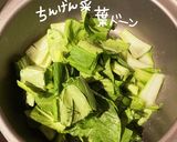 ほたるいかとちんげん菜のチーズパスタ作り方4写真