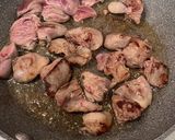 鶏レバーの赤ワイン煮作り方8写真