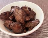 鶏レバーの赤ワイン煮作り方11写真