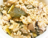超簡単！きのこと大根葉の炊き込みご飯作り方6写真