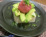 ごちそう冷奴(マグロたたきアボカド乗せ)作り方7写真