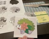 シェイミ　ポケモン　キャラ弁作り方1写真