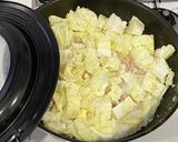 鶏肉とキャベツの簡単☆レモンクリーム煮作り方3写真