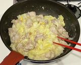 鶏肉とキャベツの簡単☆レモンクリーム煮作り方4写真
