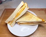 しっとり白だし卵が染み込んだホットサンド作り方14写真