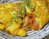 おうち居酒屋♡納豆キムチーズオムレツ作り方4写真